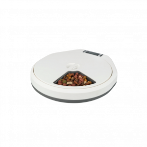 Trixie Distributore Automatico di cibo TX4+1, dispenser crocchette gatto, dispenser crocchette gatti, dispenser cibo gatti, dispenser crocchette cani, Dispenser per crocchette