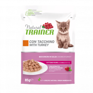 Natural Trainer Kitten & Young, natural trainer gatti kitten umido, natural trainer gatti, natural trainer kitten umido, cibo pr gatti natural trainer,