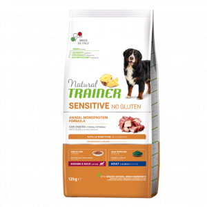 NATURAL TRAINER MEDIUM-MAXI SENSITIVE NO GLUTEN ADULT Natural Trainer