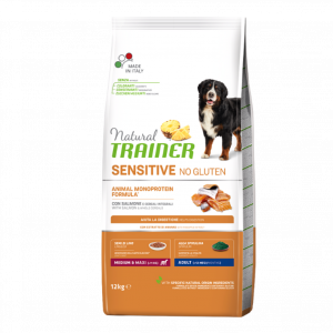 NATURAL TRAINER MEDIUM-MAXI SENSITIVE NO GLUTEN ADULT Natural Trainer