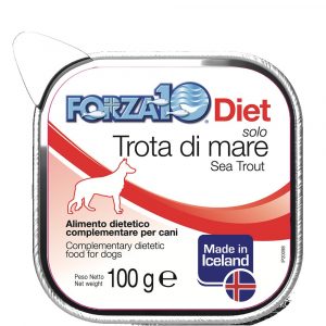 Forza 10 Solo Diet Trota di mare , umido forza 10 cane, bocconcini forza 10 diet,