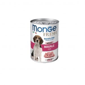 MONGE FRESH, Monge cibo poer cani, cino umido per cani, cibo umido cane, bocconcini monge per cani, scatolette monge per cani, monge pate, monge cane umido,