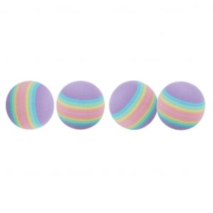 SET DI PALLINE ARCOBALENO TRIXIE