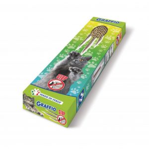 TIRAGRAFFI CARTONE GRAFFIO Georplast - Tiragraffi tavoletta in cartone - tavoletta tiragraffi per gatti - tiragraffi in cartone economico -