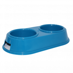Ciotola doppia cane - ciotole x gatti - ciotole in plastica -