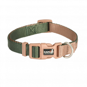 Camon collare cane in-nylon verde, collare cane,
