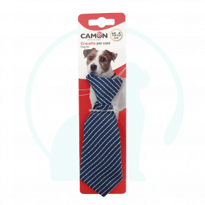 cravatta cane blu camon, camon cravatta cane,