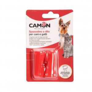 Camon spazzolino a dito, spazzolino denti cani,