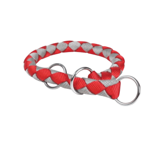 Trixie Cavo Collare Semistrangolo Rosso:Argento,