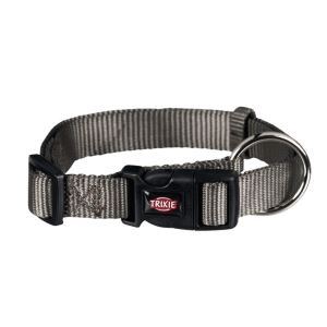 Trixie Premium Classic Collare Grigio,