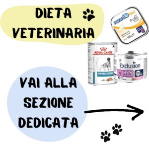 Gli umidi per cani proposti da Lallohallo.com Dieta Veterinaria