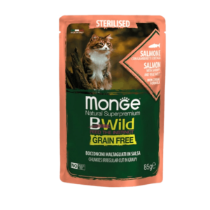 Monge BWild Bocconcini Sterilised Salmone