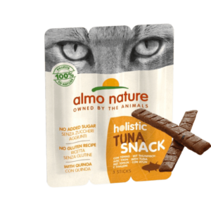 Almo Nature Holistic Snack Tonno, Almo Nature, snack per gatti adulti,