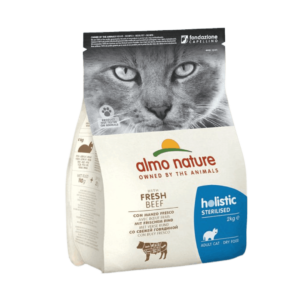 Almo Nature Holistic Sterilized Manzo, Almo Nature, alimento secco per gatti sterilizzati,