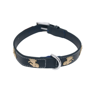 Ferribiella Collare in Pelle Blu, Ferribiella,