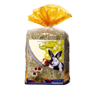 Homefriends Fieno con Carote ed Echinacea, Homefriends, mangime comoplementare per conigli,