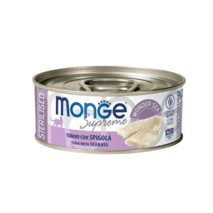 Monge Supreme Sterilised Tonno con Spigola, Monge,