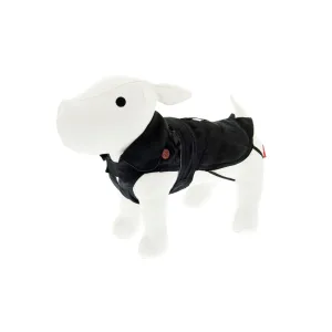 Ferribiella Trench Italian Style Nero, trench per cani di piccola taglia,