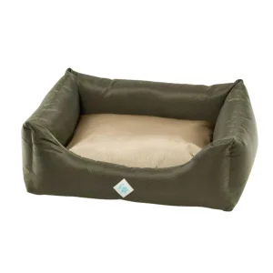 Leopet Cuccia Rodi Nido D Ape Verde-Beige, Leopet, Cuccia per cani, Cucce per cani, Cucce per cani di taglia grande, Cucce per cani di taglia media, Cuccia da interno, Cuccia rettangolare,