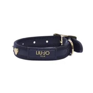 Liu Jo Pets Collare Basic Nero, collare per cani griffato,